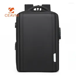 Backpack CEAVNI Leisure Students Schoolbag Business Computer Shoulderbag Large Capacity Men And Women USB Charging Password Lock