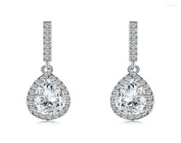 Stud Earrings WEIMANJINGDIAN Arrival Teardrop Cubic Zirconia CZ Crystal White Gold Colour Plated Post For Women6967218