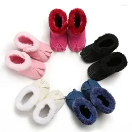 Boots Arrival Toddler Baby Girl Shoes Soft Crib Sole Leather Tassels Born Kid Babe Winter Warm Snow