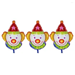 Party Decoration Clown Balloon Aluminum Foil Balloons Carnival Theme Decorations Circus Birthday Random Color