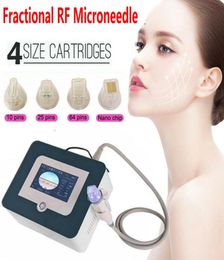 Portable Fractional RF Microneedle Machine Facial Lift Gold Micro Needle Acne Scar Stretch Mark Removal Treatment Beauty9487368