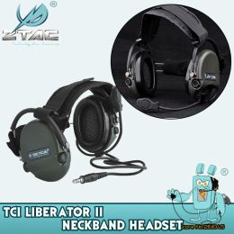 Accessories Ztac Softair Tactical Headphones Sordin Tci Liberator Ii Neckband Military Noise Canceling Airsoft Active Headset Shooting