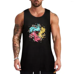 Men's Tank Tops Carbuncle Trio Top Man Summer Clothes Sleeveless Shirt Gym Men Tee Jackets