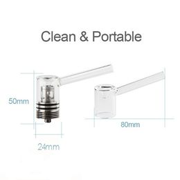 Smoking Accessories 510 Motar Attachment Glass Atomizer Wax Concentrate Quartz Coil In Stock