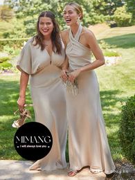 Bridesmaid Dresses Simple Silk Satin High Level 2024 New sisters Bridesmaid Dress champagne