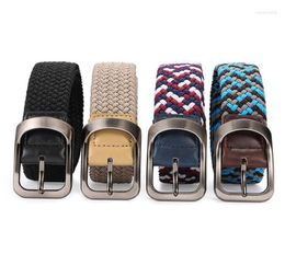 Belts Mens Braided Leather Belt Woven Luxury Genuine Cow Straps Hand Knitted Designer Men For Jeans Girdle Male9348654