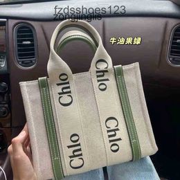 Japanese Bags Hands Summer Woody Totes 2024 Canvas Designer Cloee Leisure Tote outlet Bag Printed Letter Shopping Large Capacity Fashion Versatil B56E