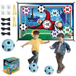 150CM Soccer Game Mat Set Outdoor Indoor Soccer Toys Multiplayer Competitive Soccer Games Children Football Training Boy Gifts 240418