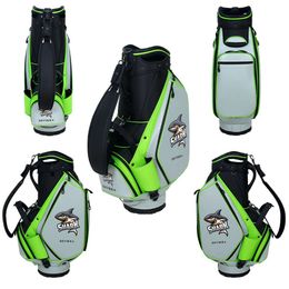 Trendy New inch Gray Black Green Professional Player with Large Capacity PU Golf Cart Bag