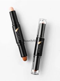 Highlight Contour Stick Two-Color Dual-Use Brightening Nose Shadow Concealer Repair Crouching Silkworm Face Slimming Pen 240426