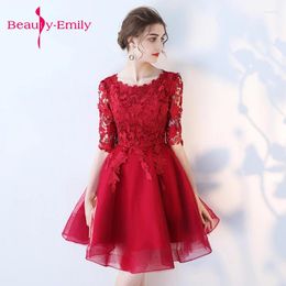 Party Dresses Beauty Emily Evening Blue Toast Festive Debutante Retro Elegance Appliques Prom Dress Gown Long