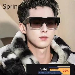 Sunglasses 2024 Oversized Square Fashion Runway Style Unisex Retro Large Frame Trendy Product Driving And Travel