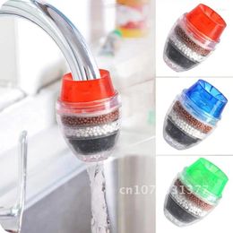 Kitchen Faucets Household 5 Layers Water Purifier Filter Activated Carbon Filtration Mini Faucet Tap