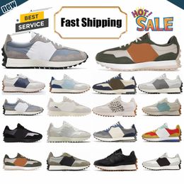 327 trainers women men running shoes designer Green Salt Grey Orange Blue Pink White mens womens outdoor easy matching daily lightweight 2024 Rubber