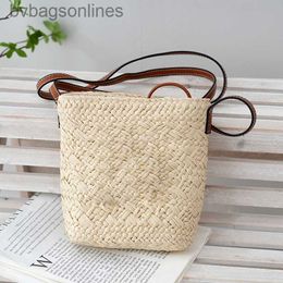 High Quality Original Designer Bags for Loeweelry 2024 New Bag Beach Vacation Weaving Single Shoulder Crossbody Bag French Grass Woven Bag with Brand Logo