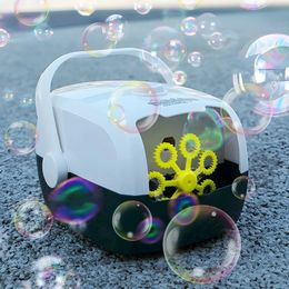 Astronaut Automa Bubble Machine for Children Bubble Gun Rocket Launcher Bubble Blower for Kids Soap Bubble Maker Summer Toys 240416
