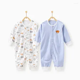 Clothing Sets Spring And Autumn Long Sleeve Kids Baby Boys Girls Rompers Cotton Infant Jumpsuits Children Clothes