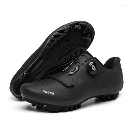 Cycling Shoes 2024 MTB Mountain Bike Sneakers Road Bicycle Flat Men's Speed Cleat Spd