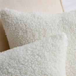 Cushion/Decorative Soft Cushion Covers Teddy Velvet Cover for Living Home Decor 45x45 Sofa Decorative s Nordic Throw case