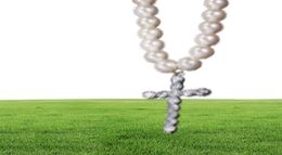 Fashion- pendant necklaces for men women luxury designer pearls chain necklaces bling diamond es pendants pearl necklace jewelry9915580