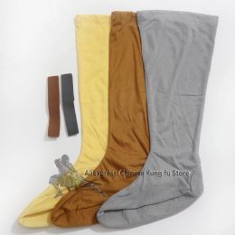 Clothing 3 Colours Cotton Buddhist Monk Shaolin Kung fu Socks Tai Chi Wushu Martial arts Footwear for Training Uniforms Gongfu Suit