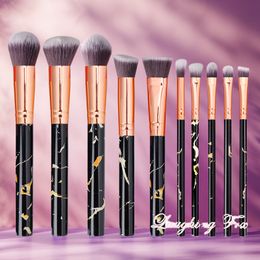 Luxury Makeup Brushes Brocha Hourglass Full Set Of Brush Blush Powder Foundation Contour Eye Shadow Concealer EyeLiner Smudger hourglass brush