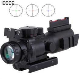 Original Acog 4x32 Riflescope 20mm Dovetail Reflex Optics Scope Tactical Sight for Hunting Rifle Airsoft Sniper Magnifier Air Soft