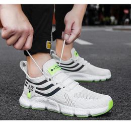 Casual Shoes 2024 Men Sneakers Mesh Breathable White Running Platform Comfortable Outdoor Sports Brand Tenis Masculino
