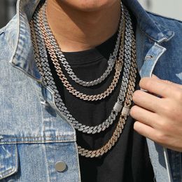 MYF Factory Wholesale Hiphop Collar Ced Out Cuban Link 60 Cm Chain Sterling Sier 4Mm Ced Out Cuban Link Necklace