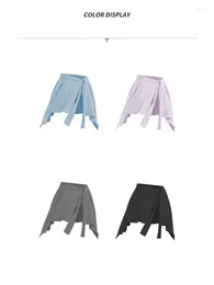 Active Shorts Sports Yoga Skirt Anti Walking Light Wear Women's Tie Up A Ballet Dance Irregular