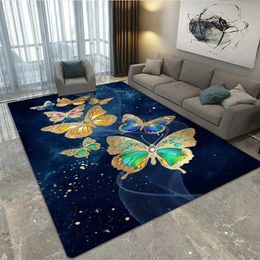 Chinese Style Living Room Carpet Coffee Table Floor Mat Study Bedroom Bedside Home Decoration Nonslip 240424