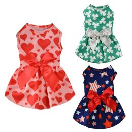 Dresses Dog Dress Puppy Chihuahua Pet Cat Dresses For Small Dog Clothing Cat Costume Christmas Dress Up Skirt XS XL