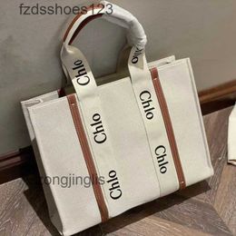 outlet Tote Leisure Designer Bag 2024 Bags Canvas Woody Cloee Summer Hands Japanese Totes Printed Letter Shopping Large Capacity Fashio JZBU