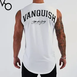 Men's Tank Tops Fashion Clothing Jogger Sports Fitness Men Top Cotton Round Neck Sleeveless T-shirt Gym Running Training Clothes Vest