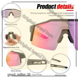 Outdoor Eyewear Kapvoe Bicycle Designer Cycling Sunglasses Polarized Glasses Bike MTB UV400 Mountain Men Women Sport Goggles 885