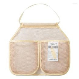 Storage Bags Fruit And Vegetable Net Garlic Keeper With 2 Compartments Tote For Potatoes Onions Or Garbage Bag