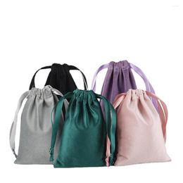 Storage Bags Velvet Drawstring For Christmas Wedding Gift Jewellery Pouches