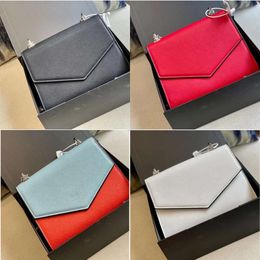 Quality Top Woman Envelope Bags Designer Shoulder Bag Handbag Solid Colour Wallet Purse Leather Crossbody Fashion Flip Classic Messenger Bag Original Quality
