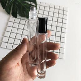 Storage Bottles 2pcs/lot Perfume Bottle High-end Glass Essential Oil Roller Sample Empty Press Spray 10ml