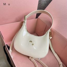 Best Selling Handbag Novel 80% Factory Early Spring New Product Bright Lacquer Leather Cowhide Mini Bag Fashionable and Versatile One Shoulder Crossbody High Bag