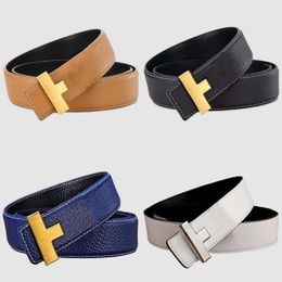 Designer belt men womens belt luxury belt black Grey solid Colours leather plated gold buckle men belt hot exquisite ceinture luxe adjustable belt women mz151 C4