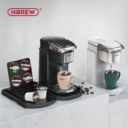 HiBREW Philtre Coffee Machine Brewer for KCup Capsule Ground Tea Maker Water Dispenser Single Serve 240423