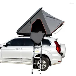 Tents And Shelters High Quality Camping Triangle Aluminium Hard Shell Roof Top Tent Car