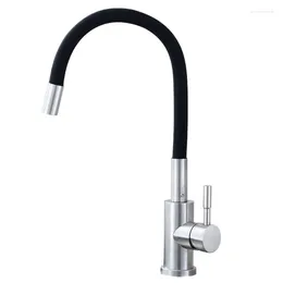 Bathroom Sink Faucets Modern Kitchen Water Tap With 60cm Pipe Practical Faucet Flexible Spouts