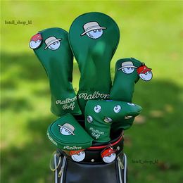 Designer Malbon Golf Products Golf Wood Headcover For Driverfairwayhybrid Utilityputter Cover Golf Club With Magneticty Mallet Putters Malbon Golf Trackline 385