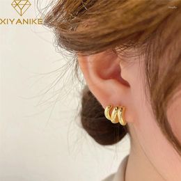 Stud Earrings XIYANIKE 2024 Summer Geometric Arc Ripple For Women Girl Fashion Trendy Ear Jewellery Party Gift Pendientes Mujer