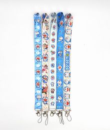 Factory 100 Piec Doraemon Anime Lanyard Keychain Neck Strap Key Camera ID Phone String Pendant Badge Party Gift Accessories 6931716