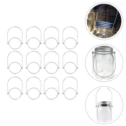 Storage Bottles Mason Jar Handle Decorative Solar Light Hanger Glass Garden Hook Hangers Can Lamp Handles Outdoor