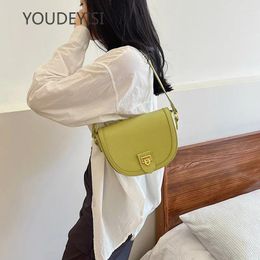 Shoulder Bags YOUDEYISI Korean Version Of The Simple Women's Bag: Temperament Underarm Small Round Bag One-shoulder Messenger