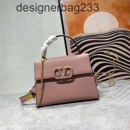 Designer Valeenttino Layer Bag Womens Bags Star Top Letters Shoulder Cowhide Single Fashion Diagonal Straddle Handbag Same Metal Vsling 8ZDO
